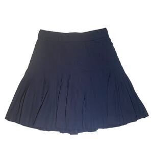 J. Crew - Navy Skater Skirt - Pleated & Double Lined